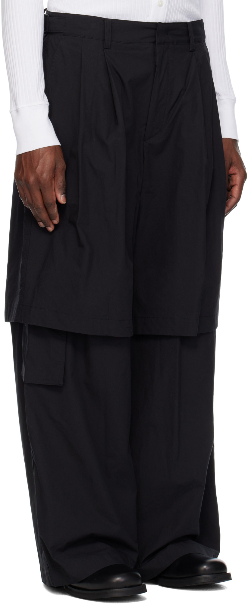 Juunj Detachable Pants In Black