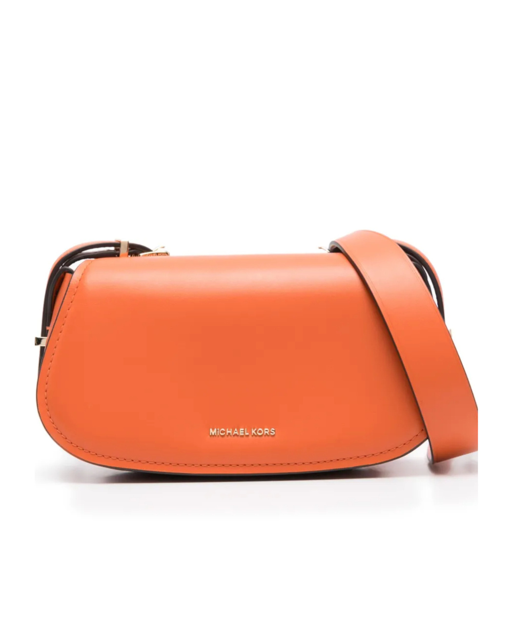 Michael Michael Kors Lydiasmall Flat Crossbody In Orange