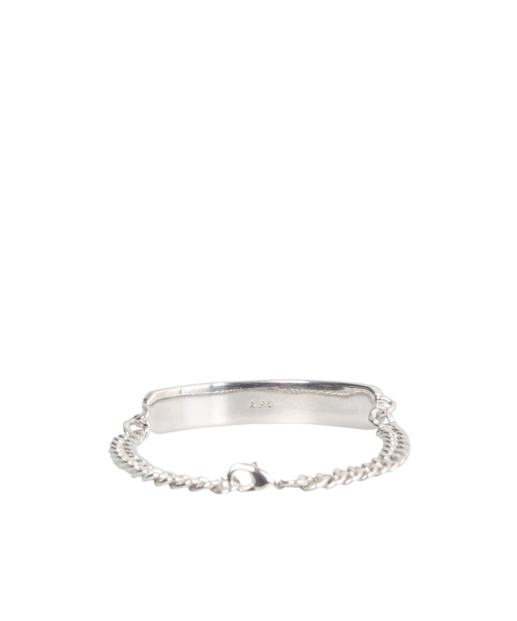 Apc A.p.c. Brass Bracelet In Silver