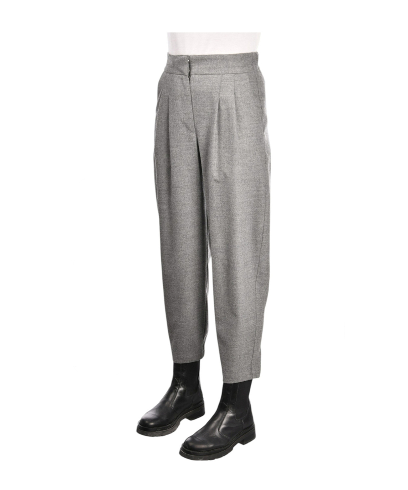 Gran Sasso Pleated Trousers In Gray