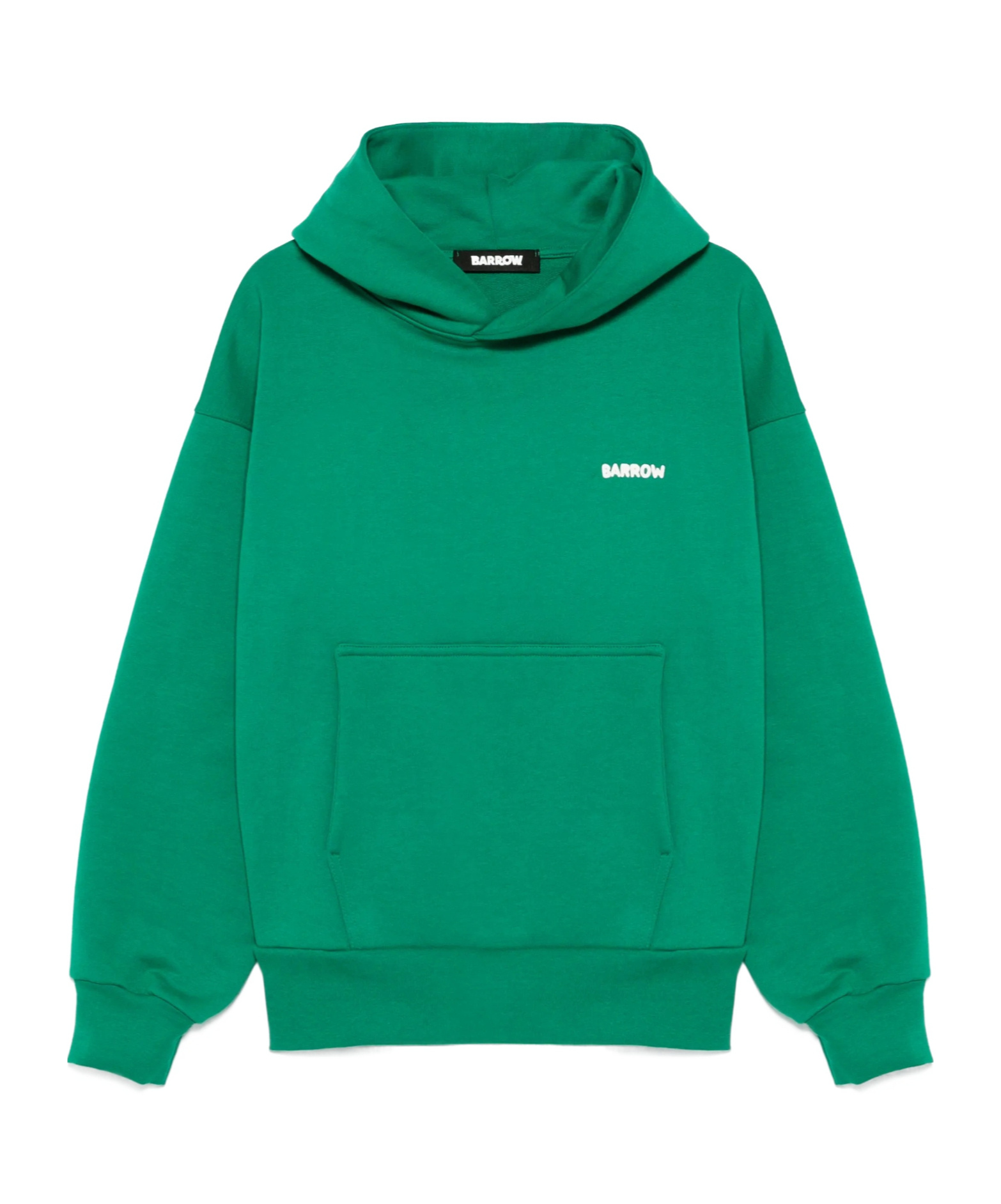 Barrow Hooded Long-sleeved Hoodie In Green