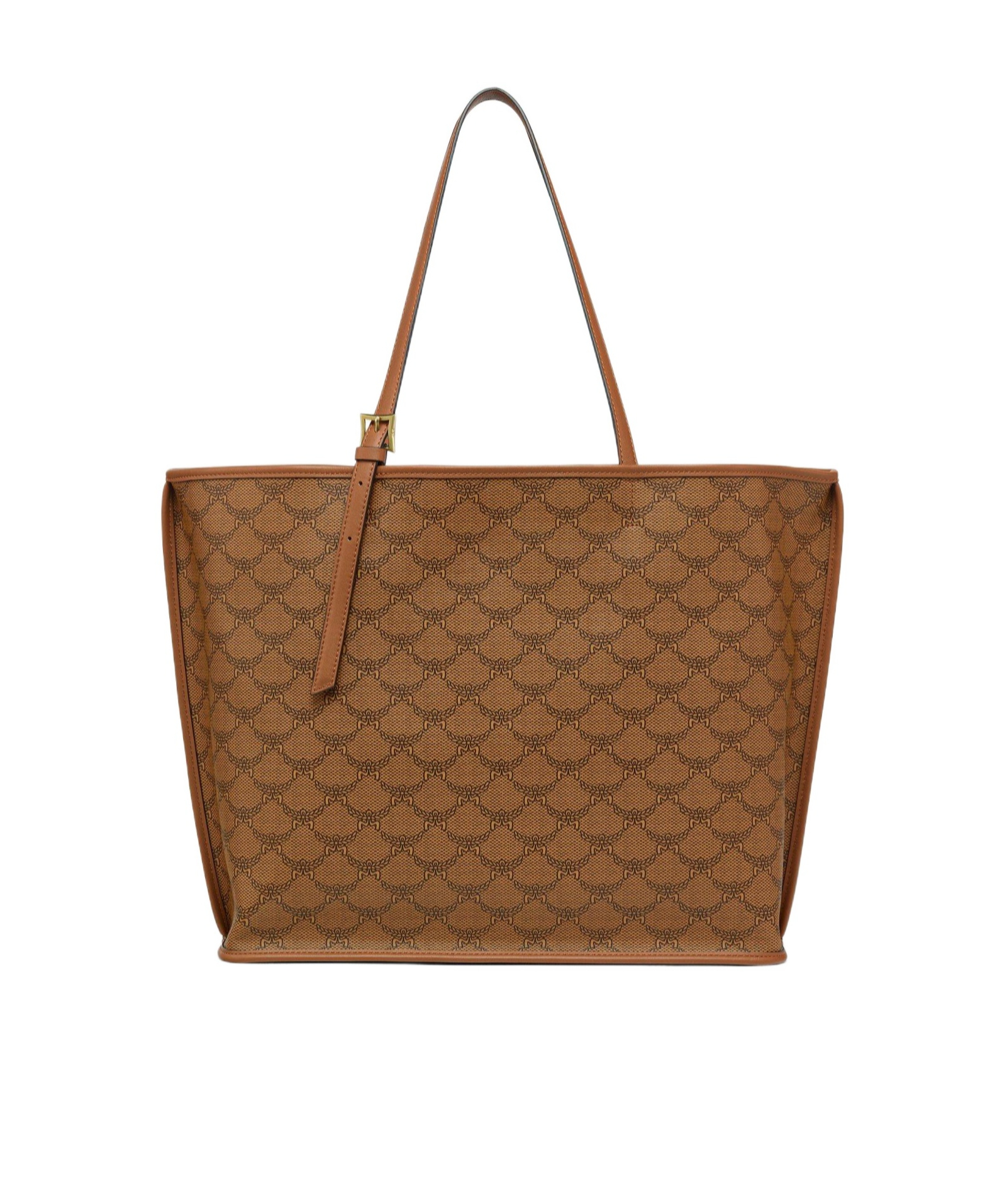 Mcm Himmel Medium Lauretos Shopper Tote In Brown
