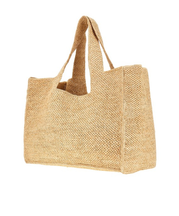 Themoirè Double-handle Handbag In Nude