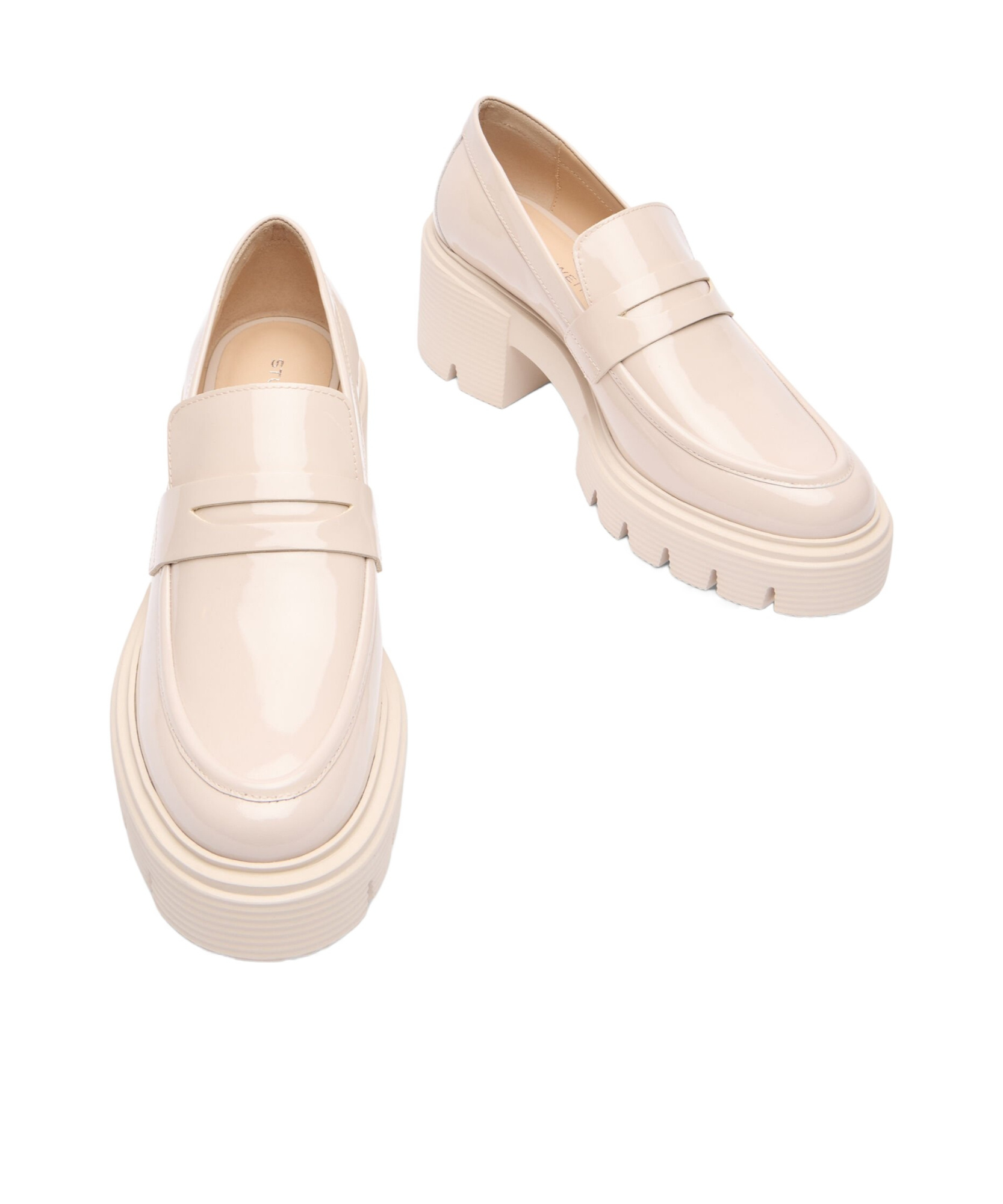 Stuart Weitzman Soho Loafer Shoes In Nude