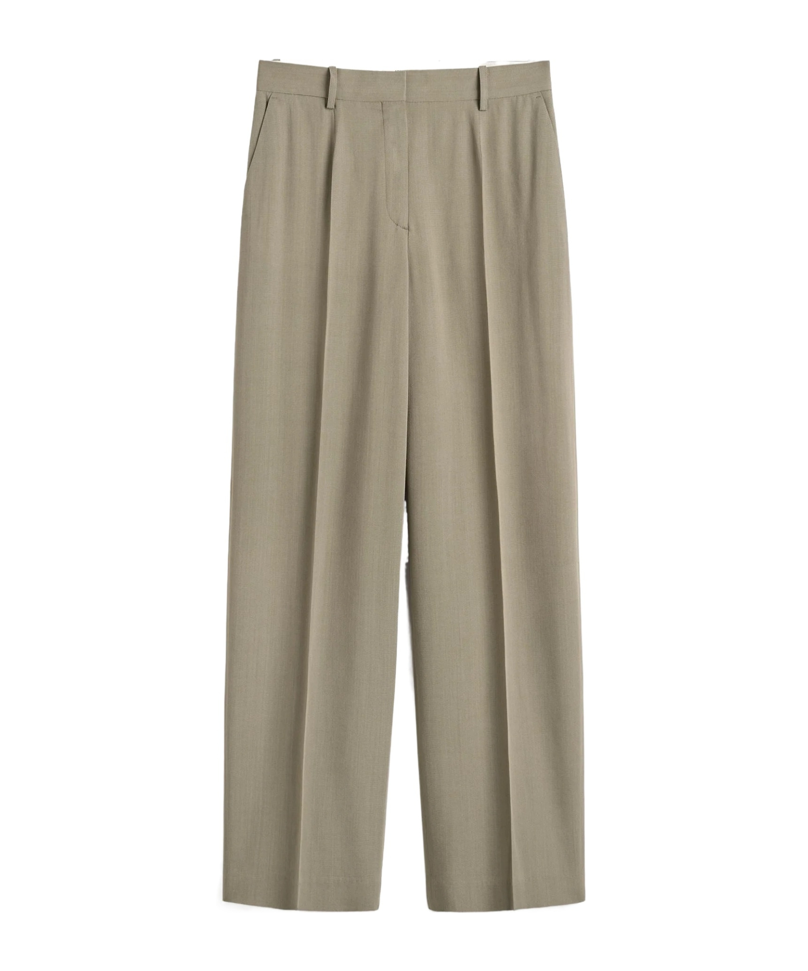 Totême Belt Loop Casual Pants In Green