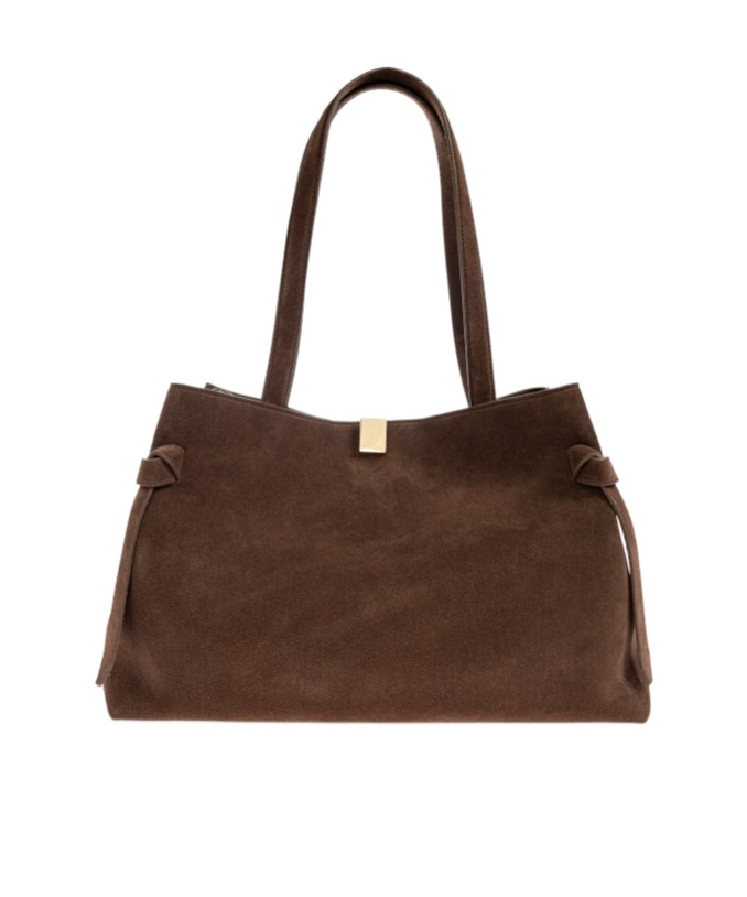 Yuzefi Tie-detail Tote Bag In Brown