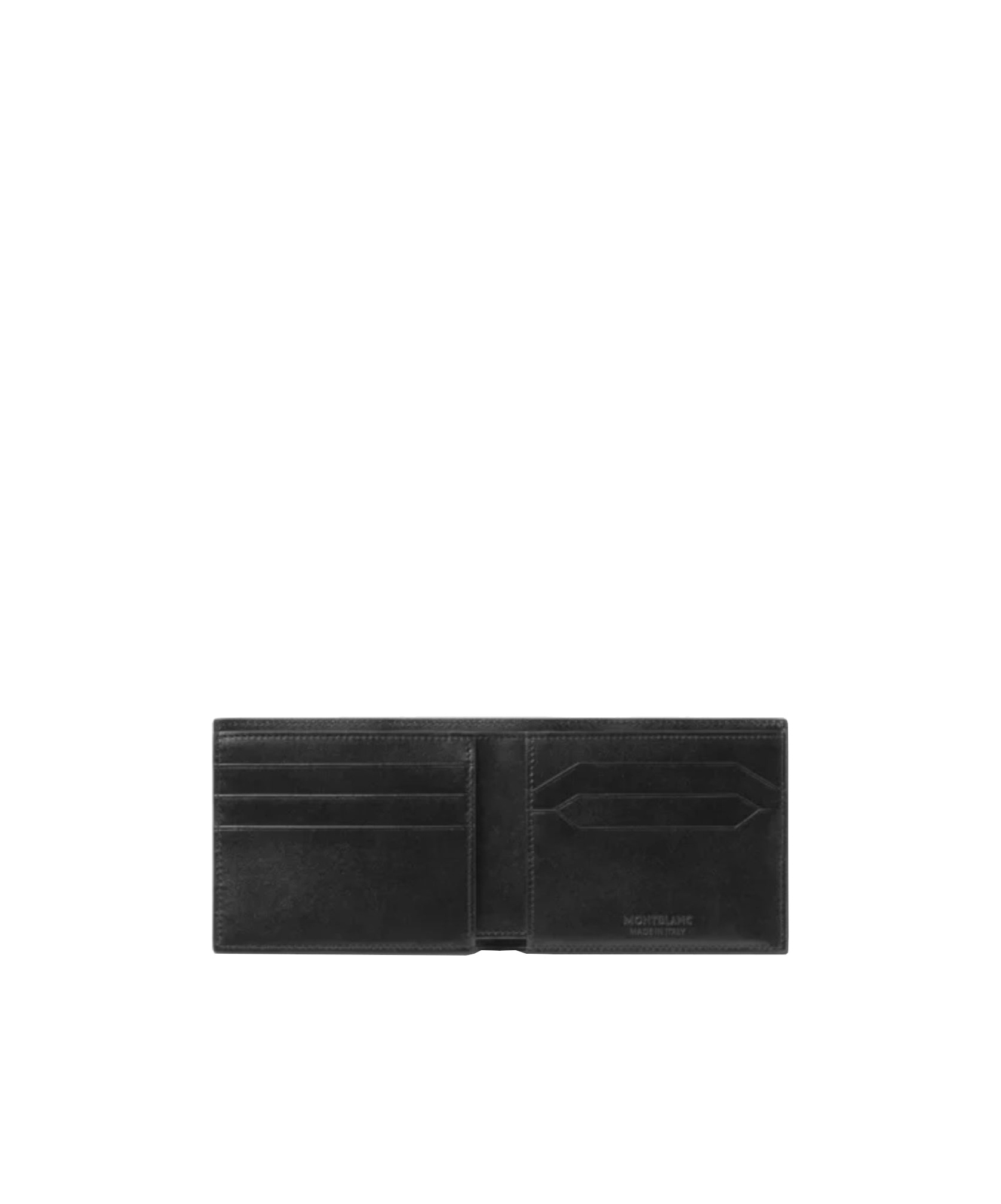 Montblanc Double-fold Wallet In Black