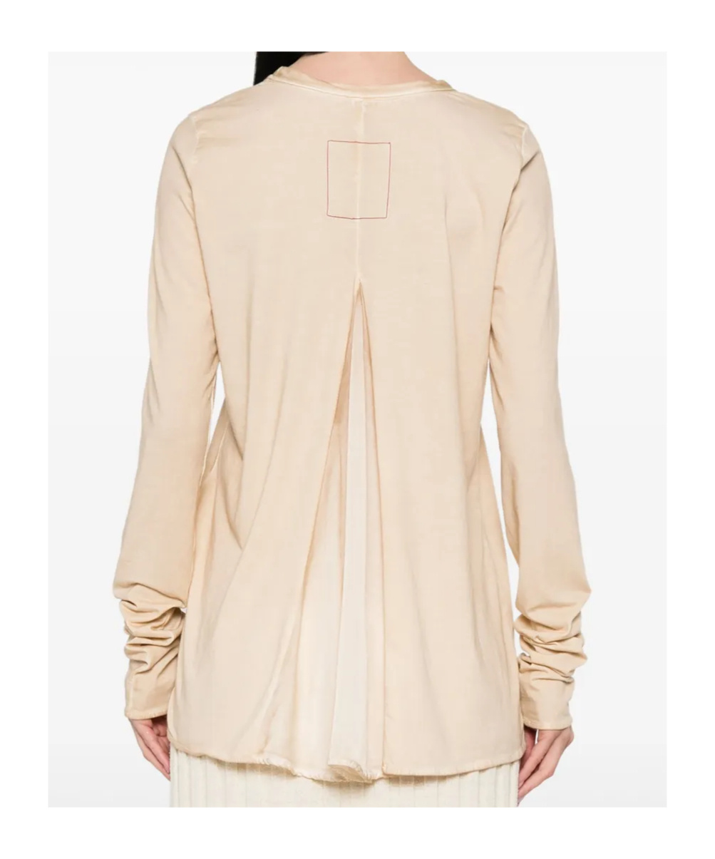 Uma Wang Long Sleeve Blouse In Nude