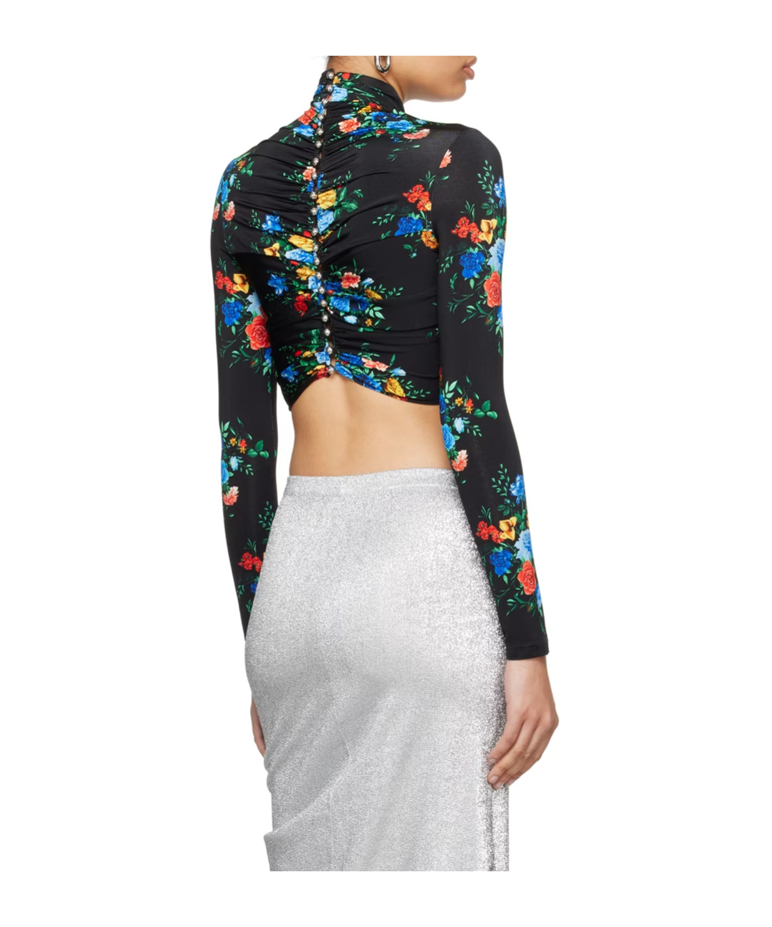 RABANNE PRINTED LONG-SLEEVED T-SHIRT