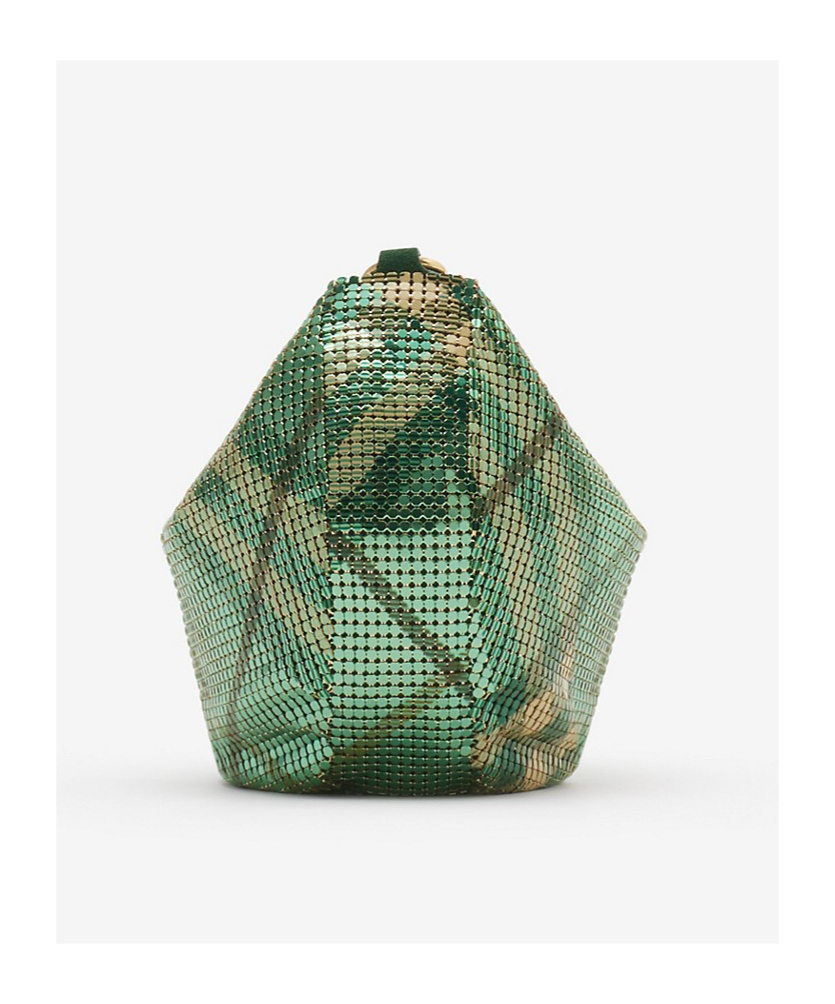 Burberry Chainmail Shoulder Bag In Green