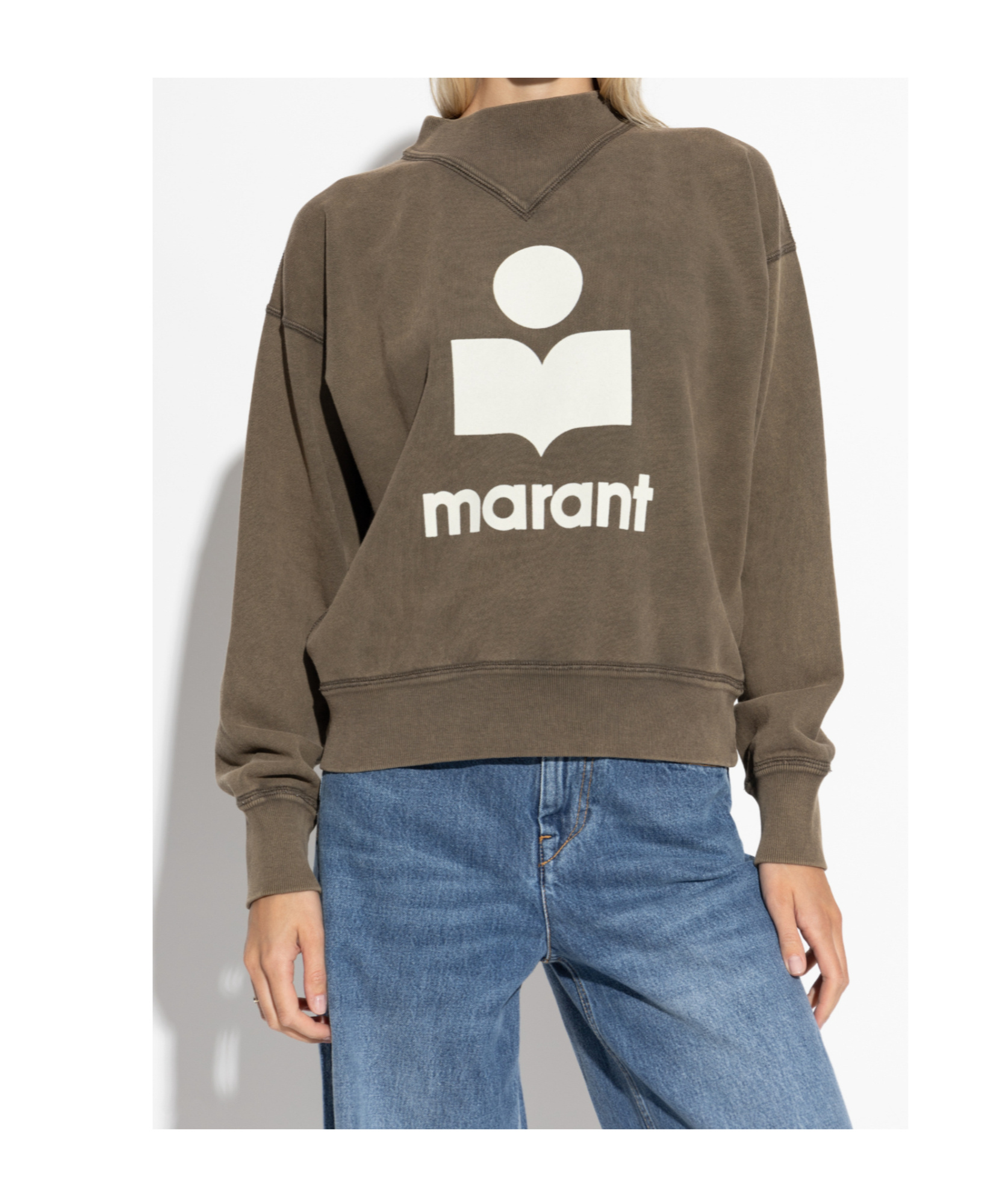 Isabel Marant Étoile Long Sleeve Sweatshirt In Multi