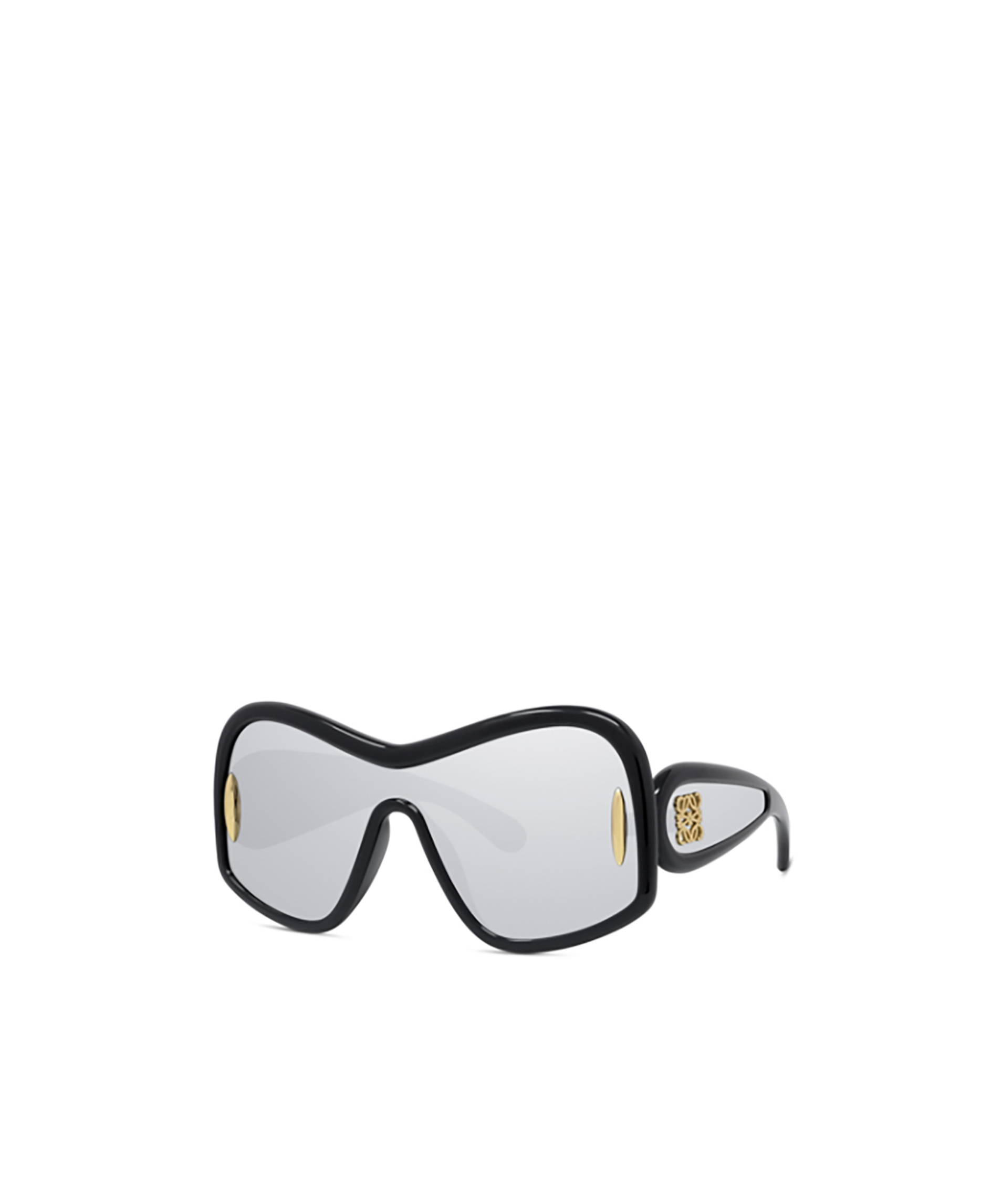Loewe Logo Embossed Sunglasses In Black