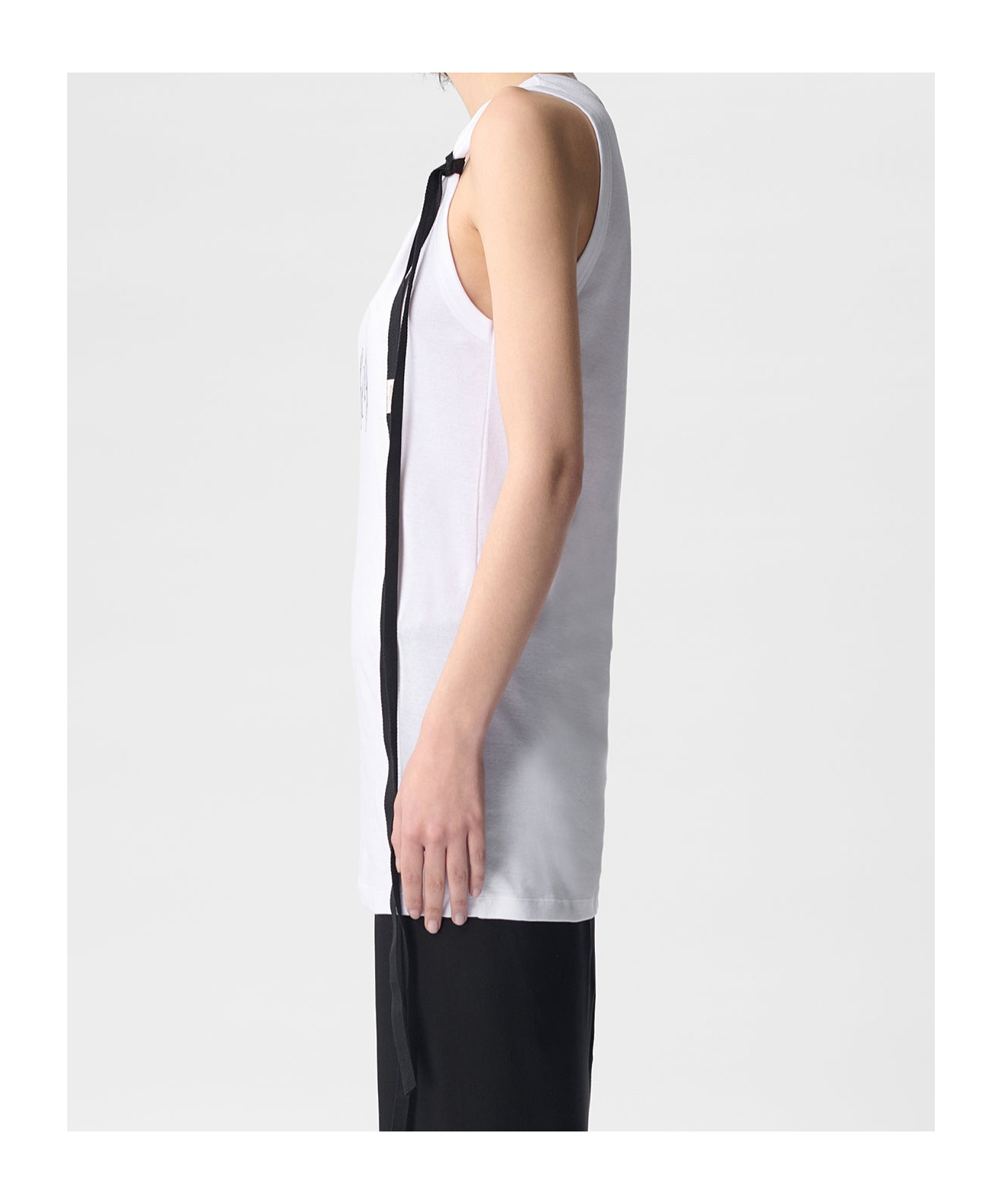 Ann Demeulemeester Printed Vest In White