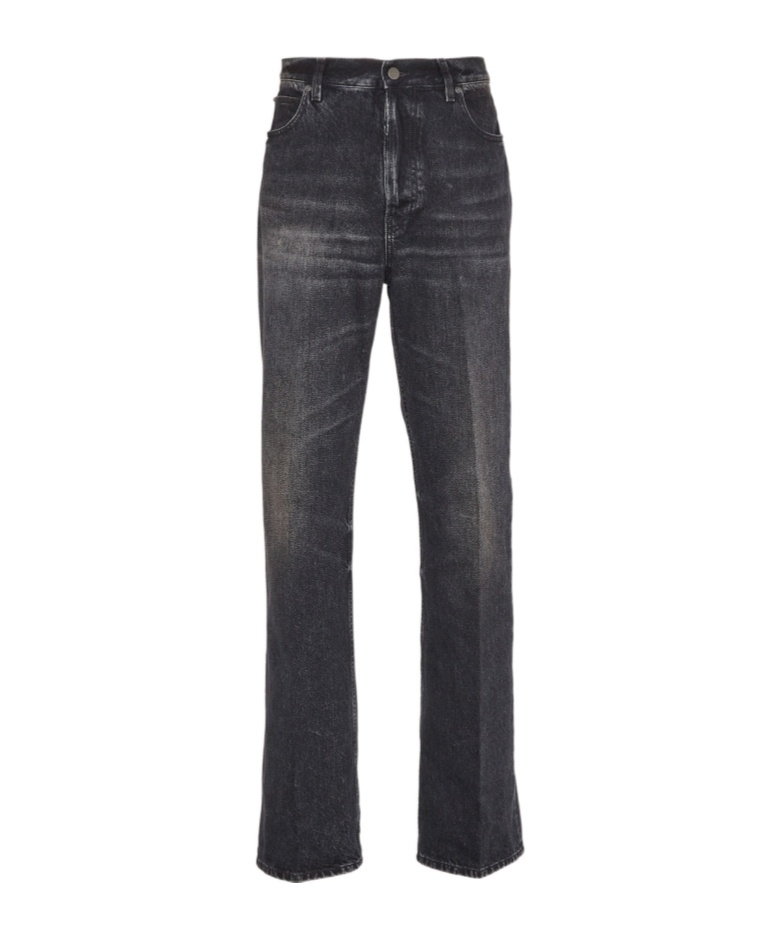 Ferragamo Five Pocket Trousers In Black