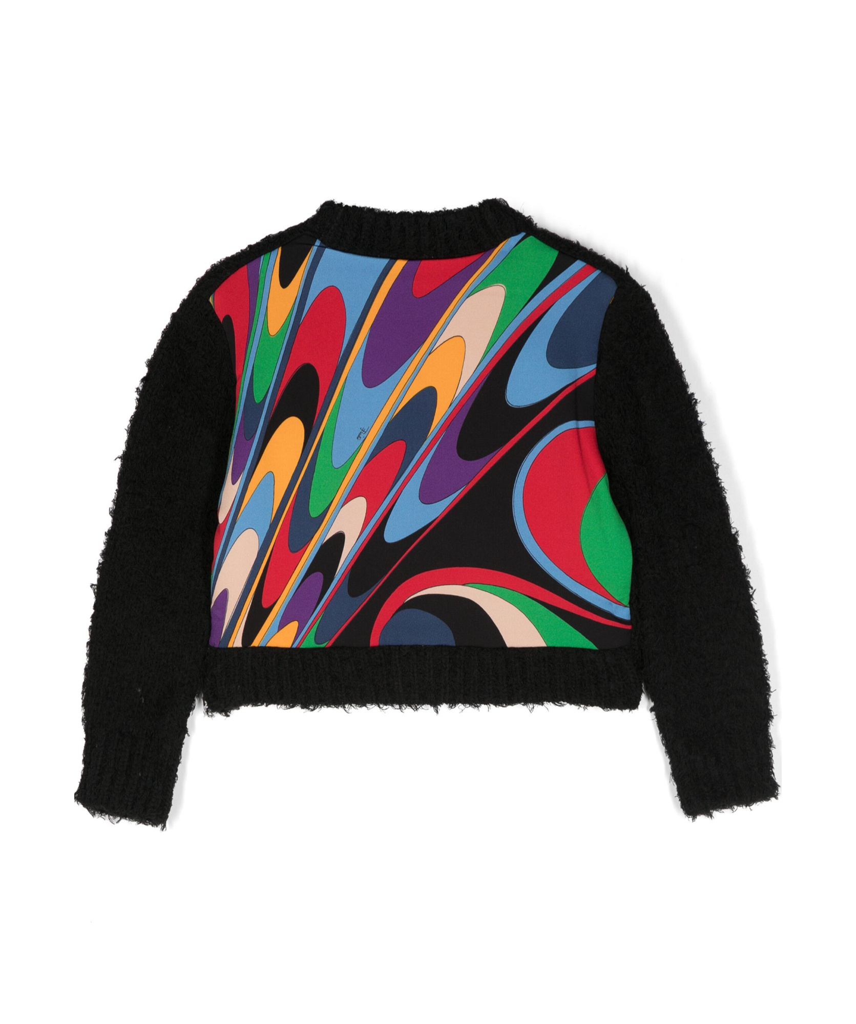 Pucci Long-sleeved Knitted Cardigan In Black