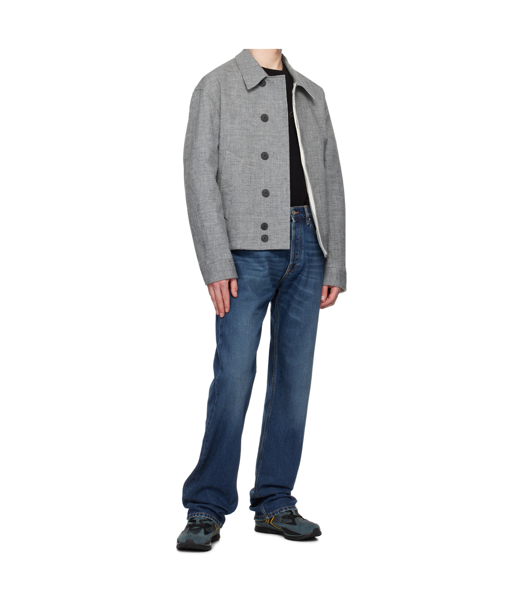 Lanvin Jeans With Belt Loops In Blue