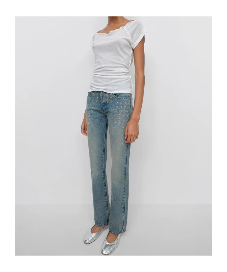 Gimaguas Jeans With Belt Loops In Blue