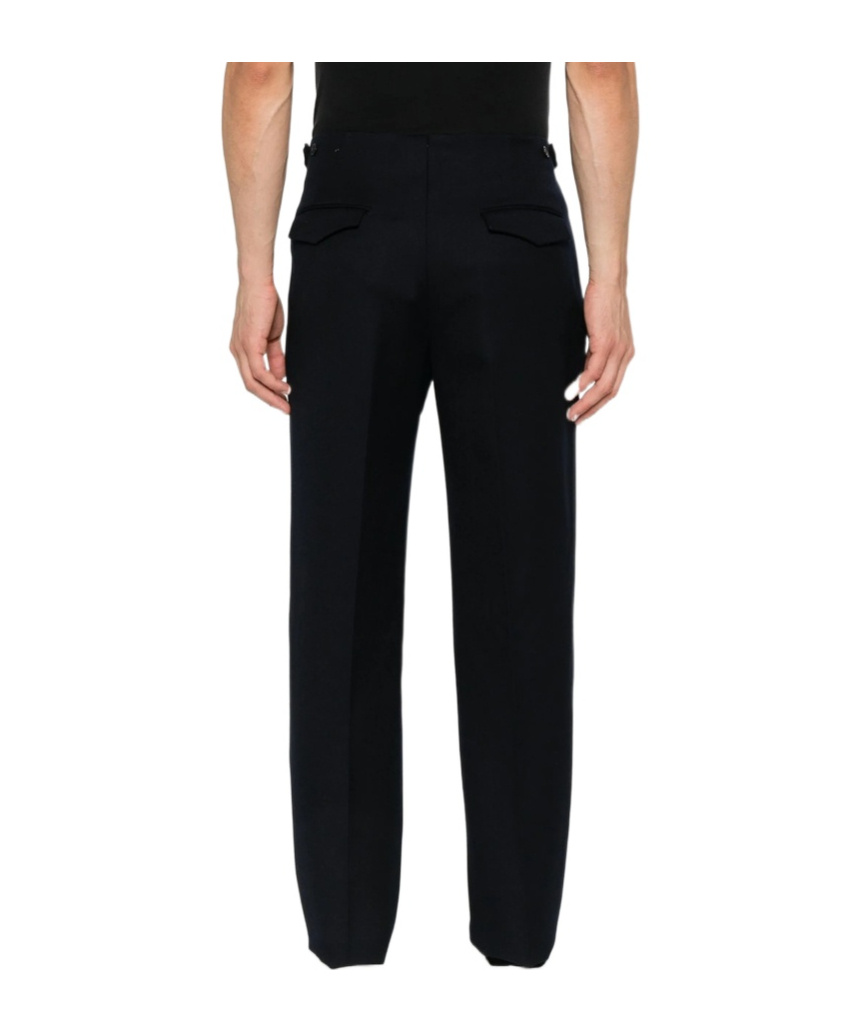 Incotex Pleat-detail Trousers In Blue