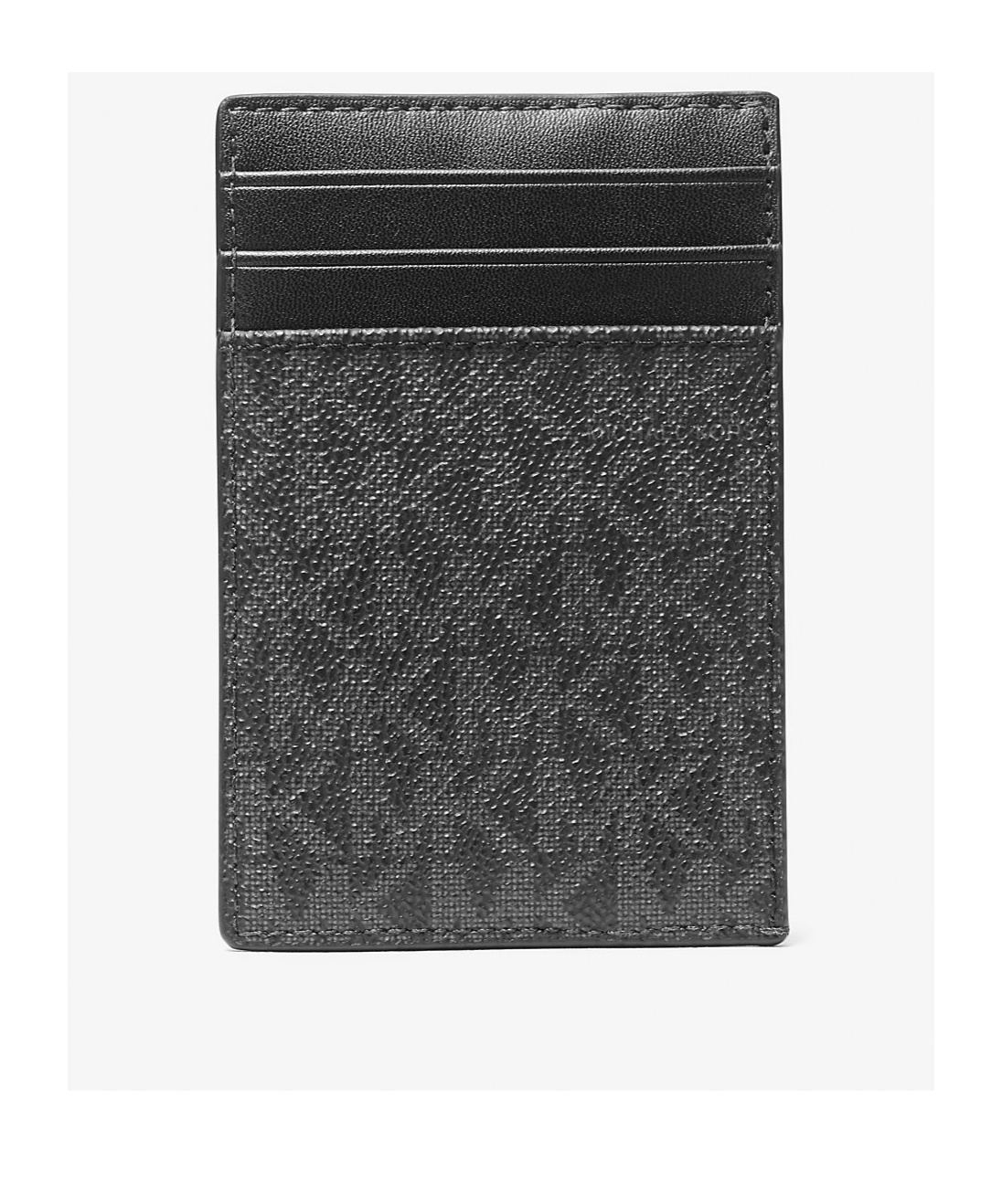Michael Michael Kors Hudson Card Holder In Black