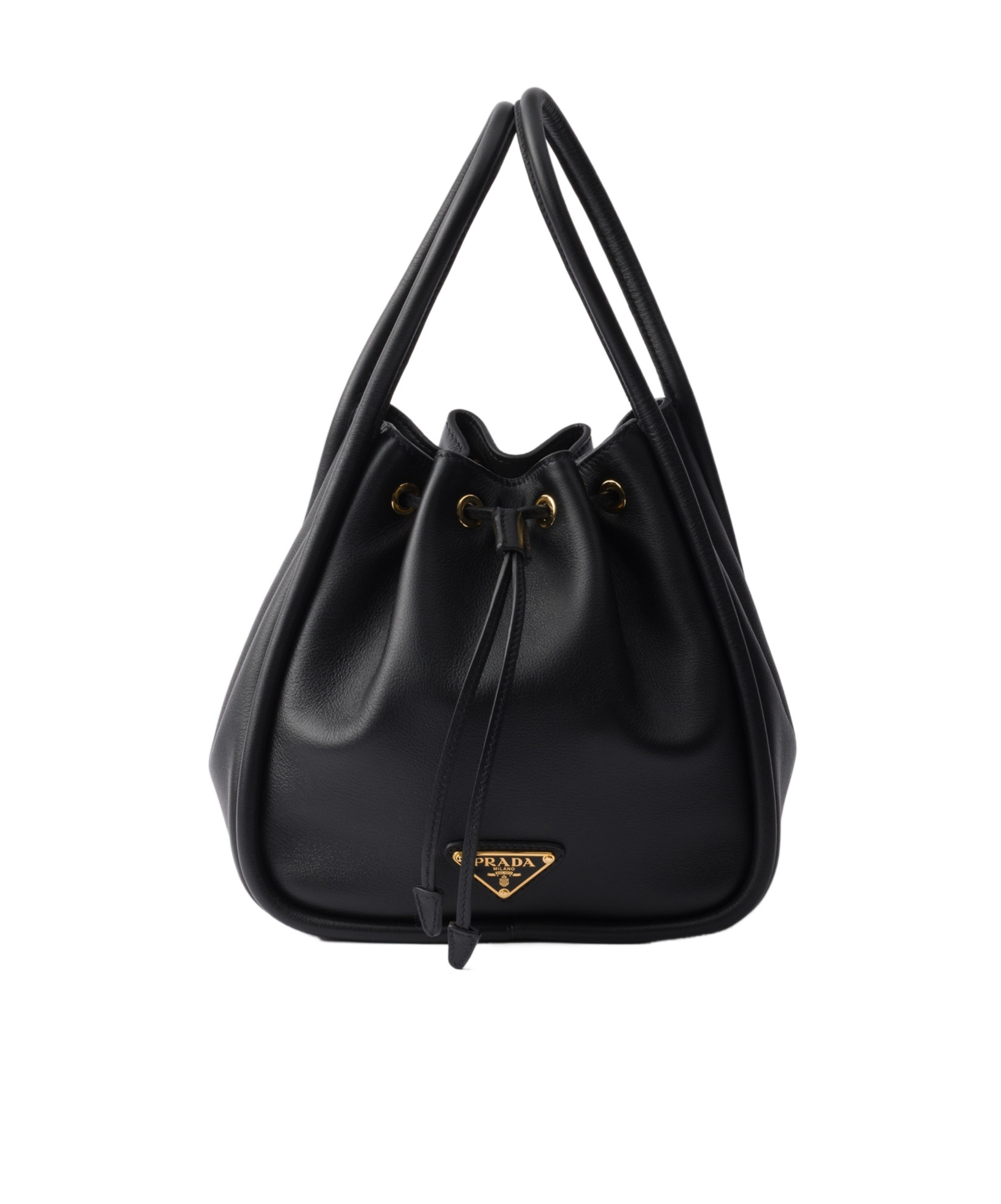 Prada Darling Leather Mini Bucket Bag