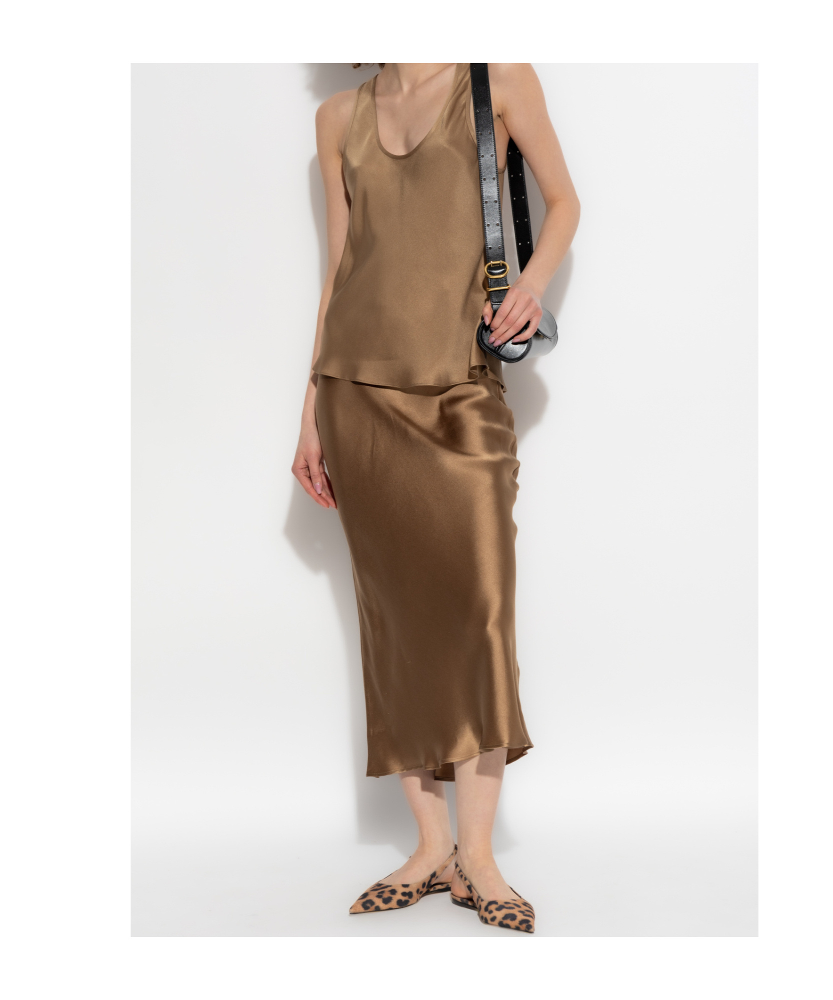 ANINE BING ELASTIC WAIST SKIRT