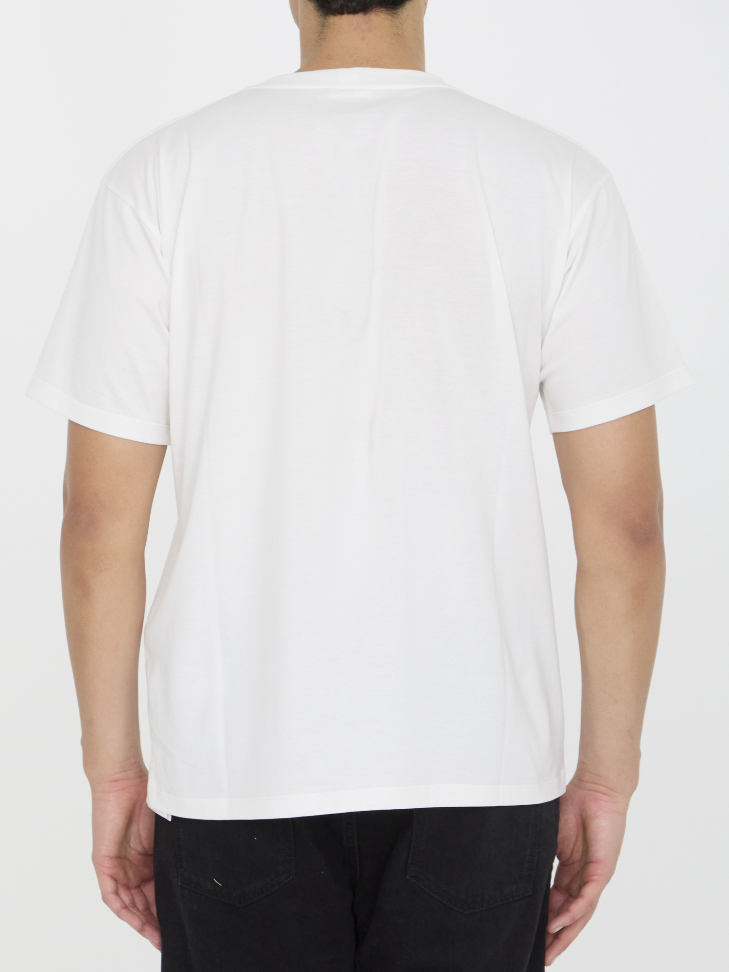 Celine Logo T-shirt In White