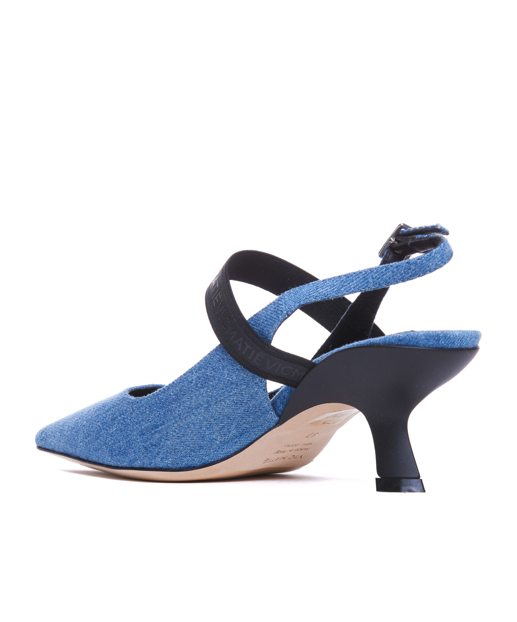 Shop Vic Matie Slingback Heel Pumps In Blue