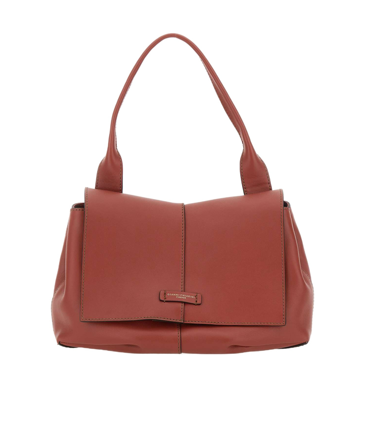 Gianni Chiarini Flap Shoulder Bag In Red