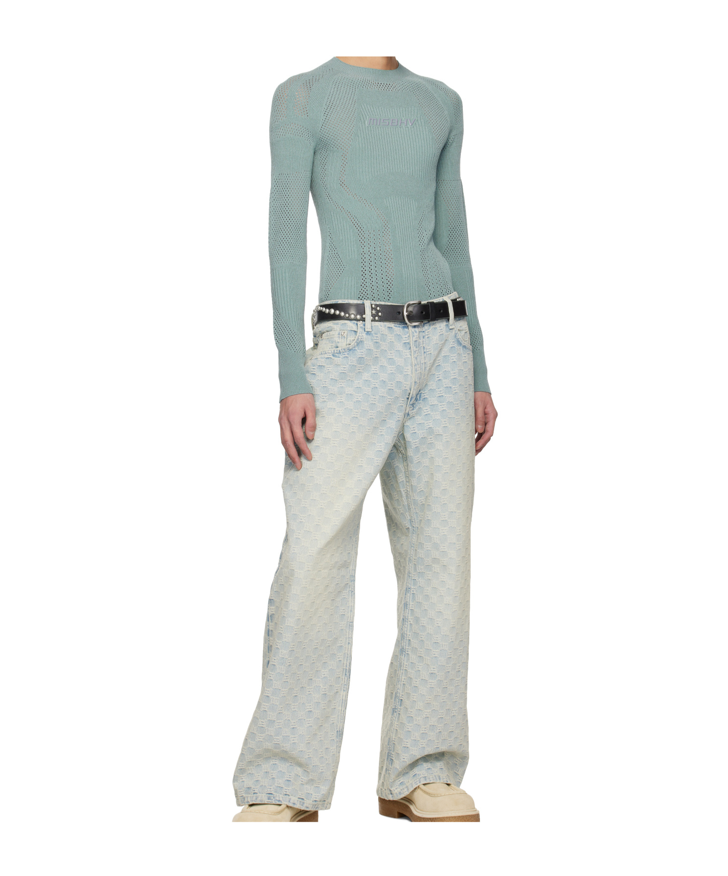 Misbhv Monogram Straight-leg Jeans