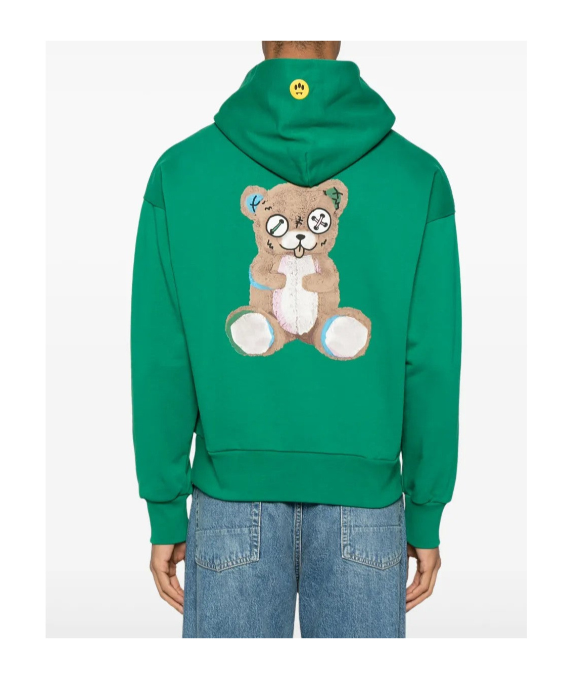 Barrow Hooded Long-sleeved Hoodie In Green