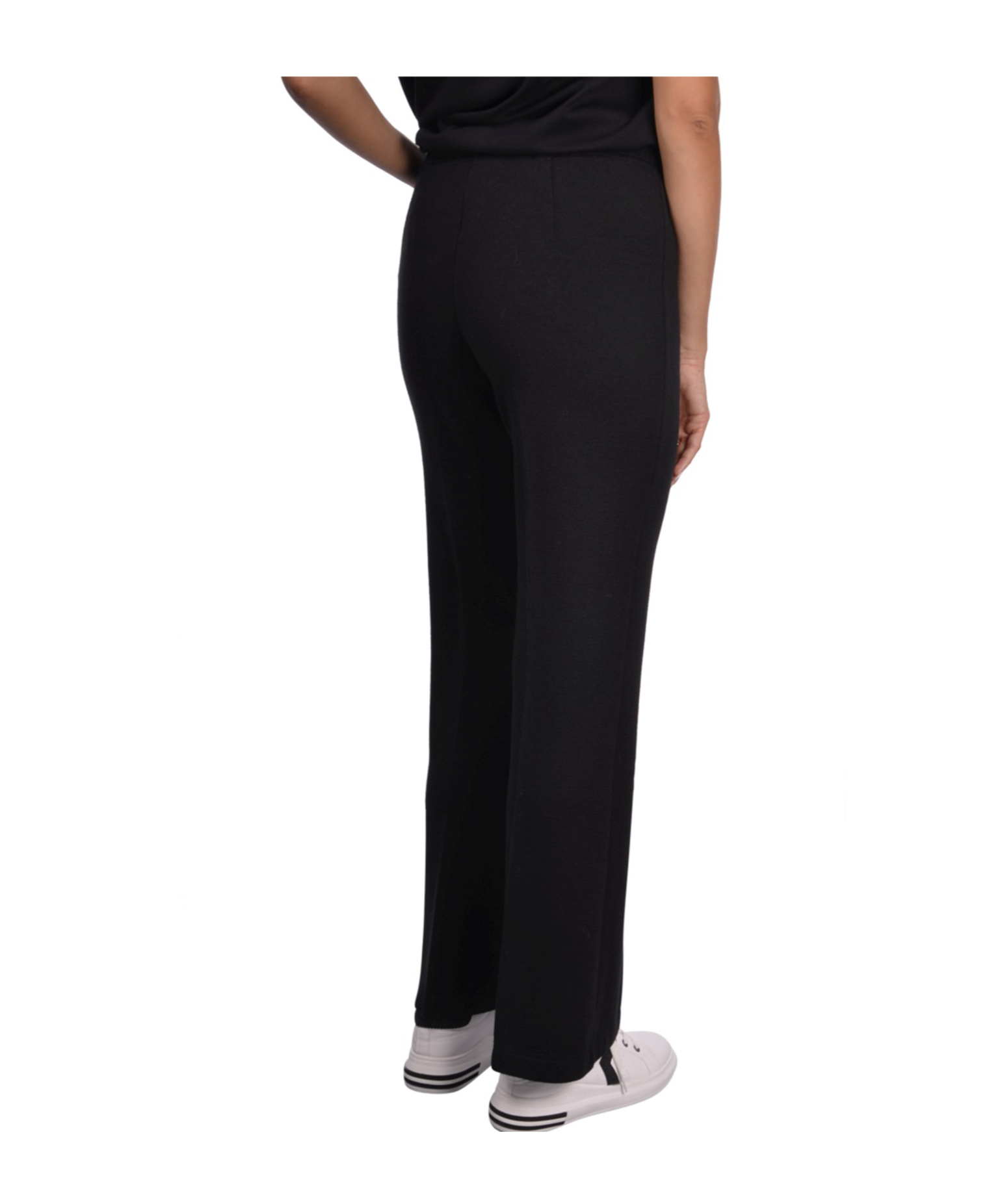 Gran Sasso Flared Casual Pants In Black