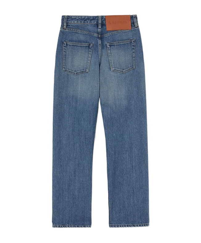 Jil Sander Logo-appliqué Straight-leg Jeans