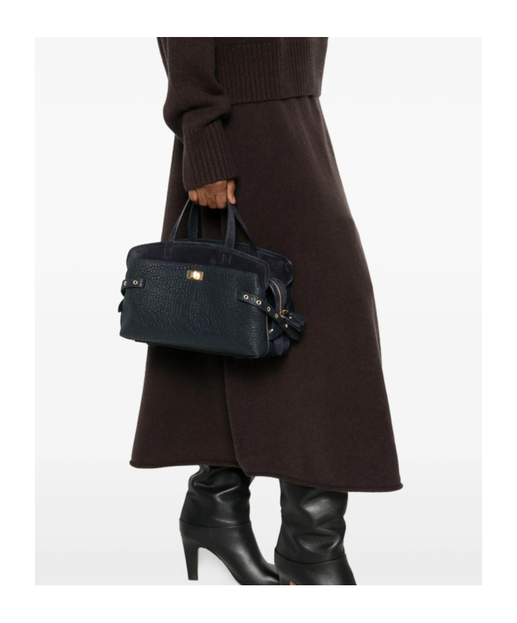 Anya Hindmarch Double Handle Shoulder Bag In Black