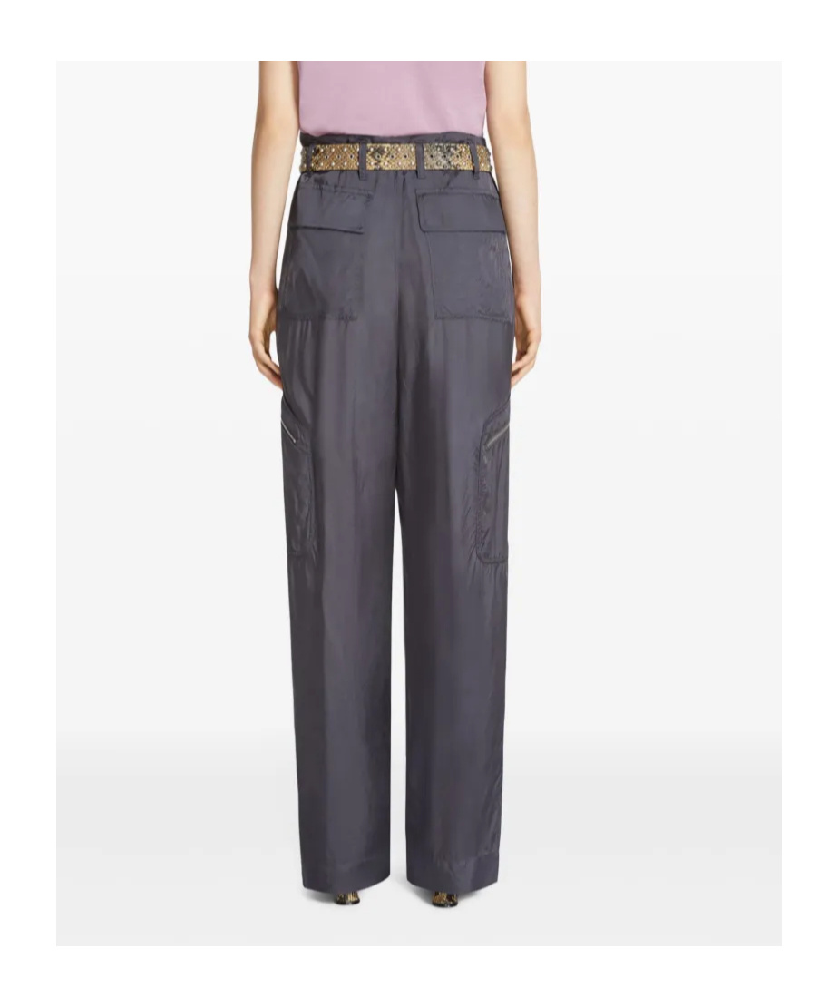 Dries Van Noten Belt-loop Casual Pants In Black