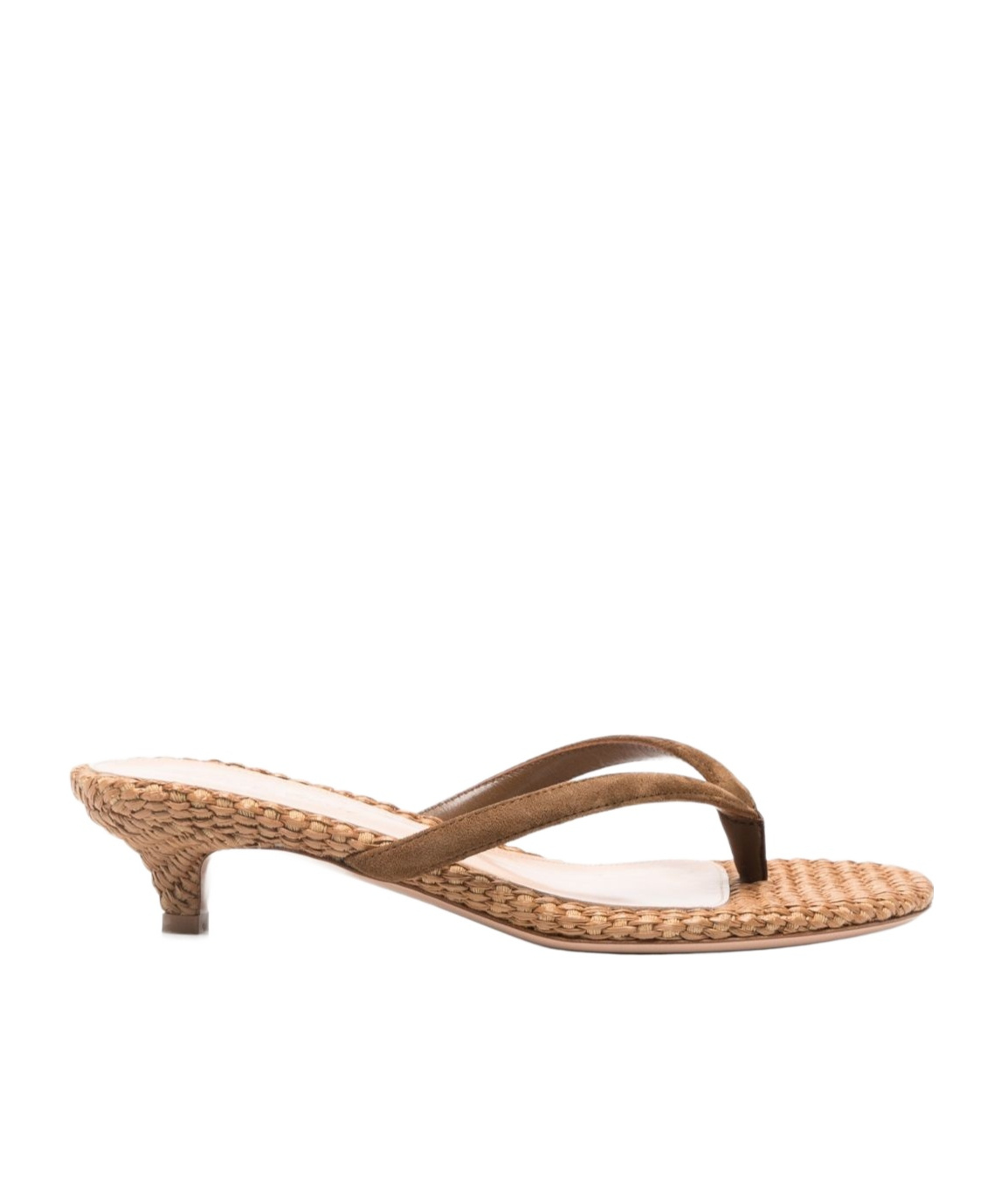 Gianvito Rossi Round-toe Flip-flops In Brown