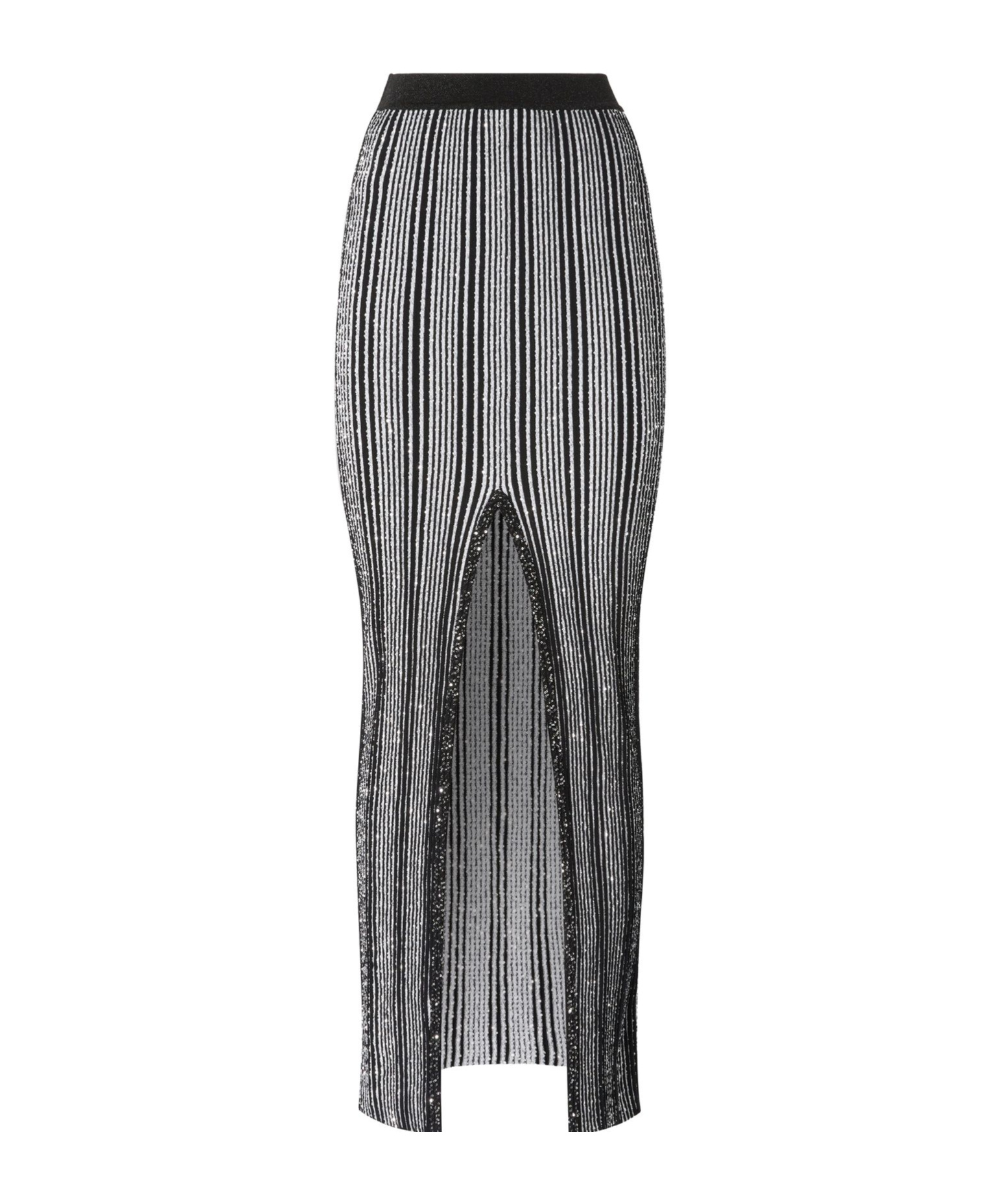 Missoni Langer Gerippter Ripprock Mit Pailletten In Black