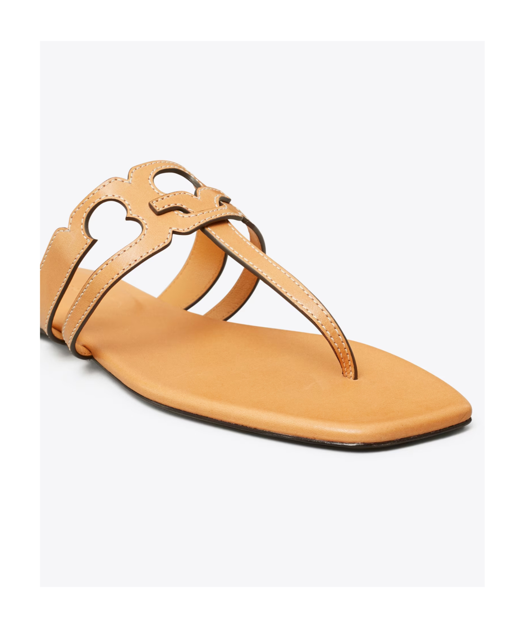 Tory Burch Brown Leather Sandals In Brown