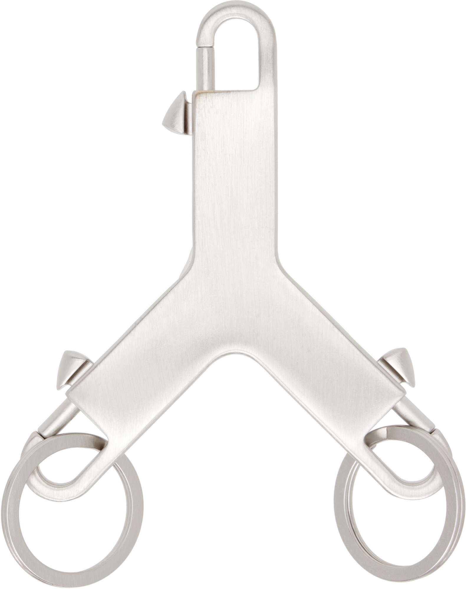 Rick Owens Claw Keychain In Gray