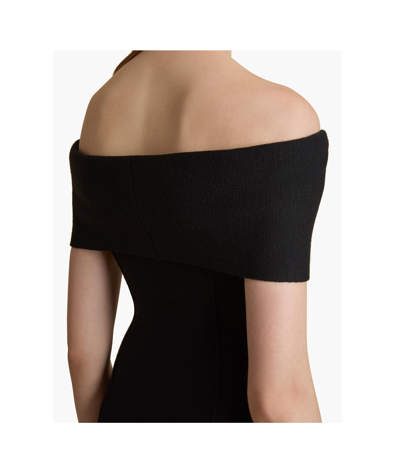 Khaite Short Sleeve Dress In Black