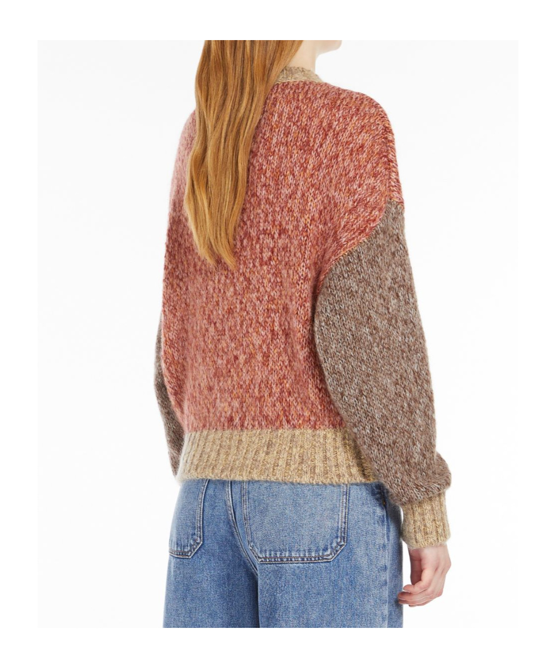 Weekend Max Mara Long-sleeved Sweater In Brown