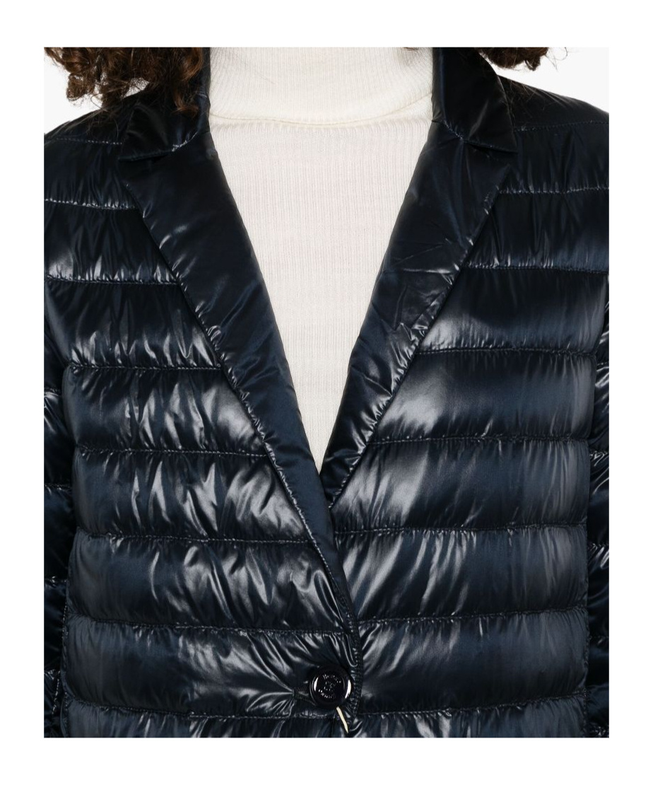 Herno Women Single-breasted Blazer In Blue