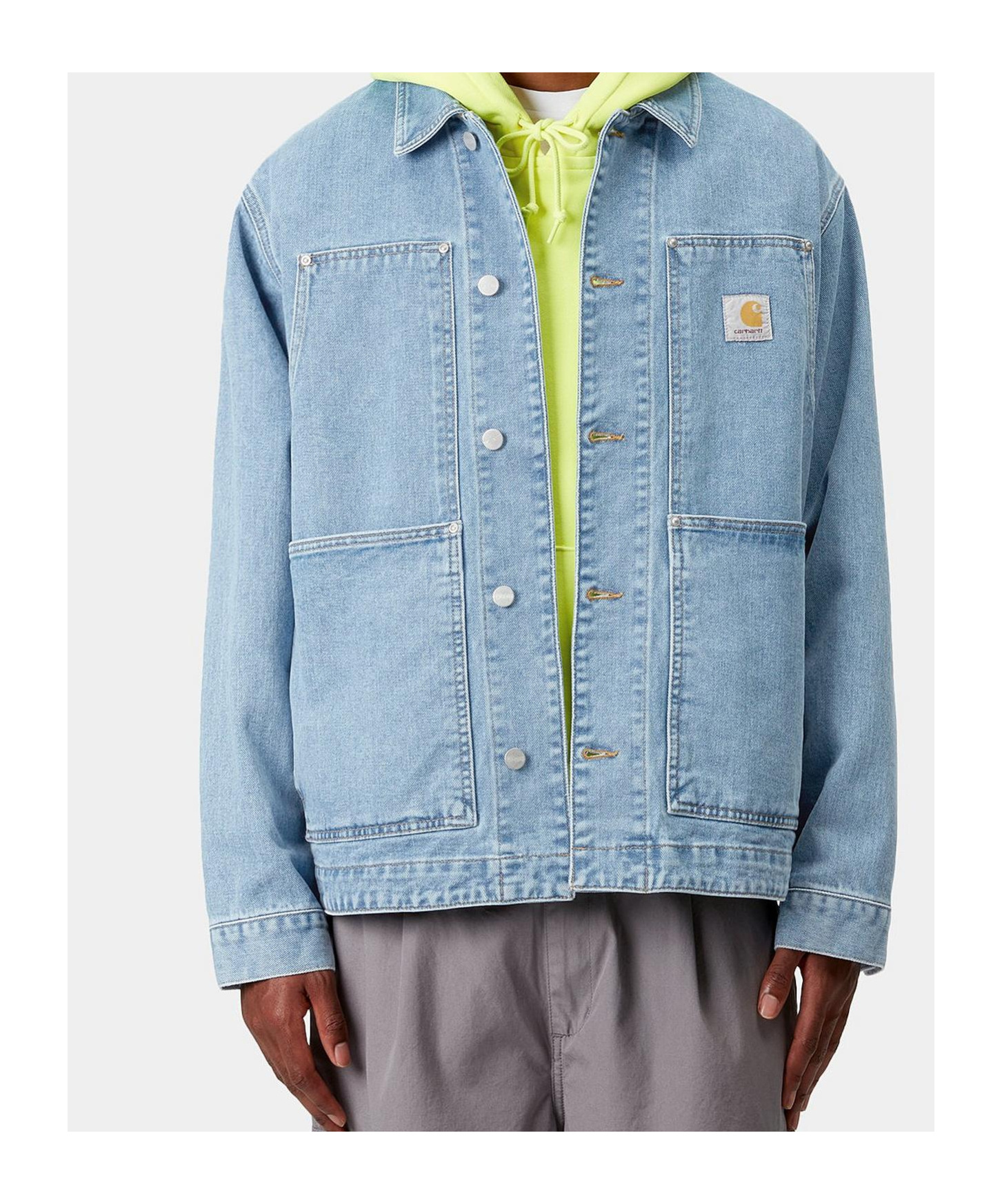 Carhartt Og Double Front Denim Jacket In Blue