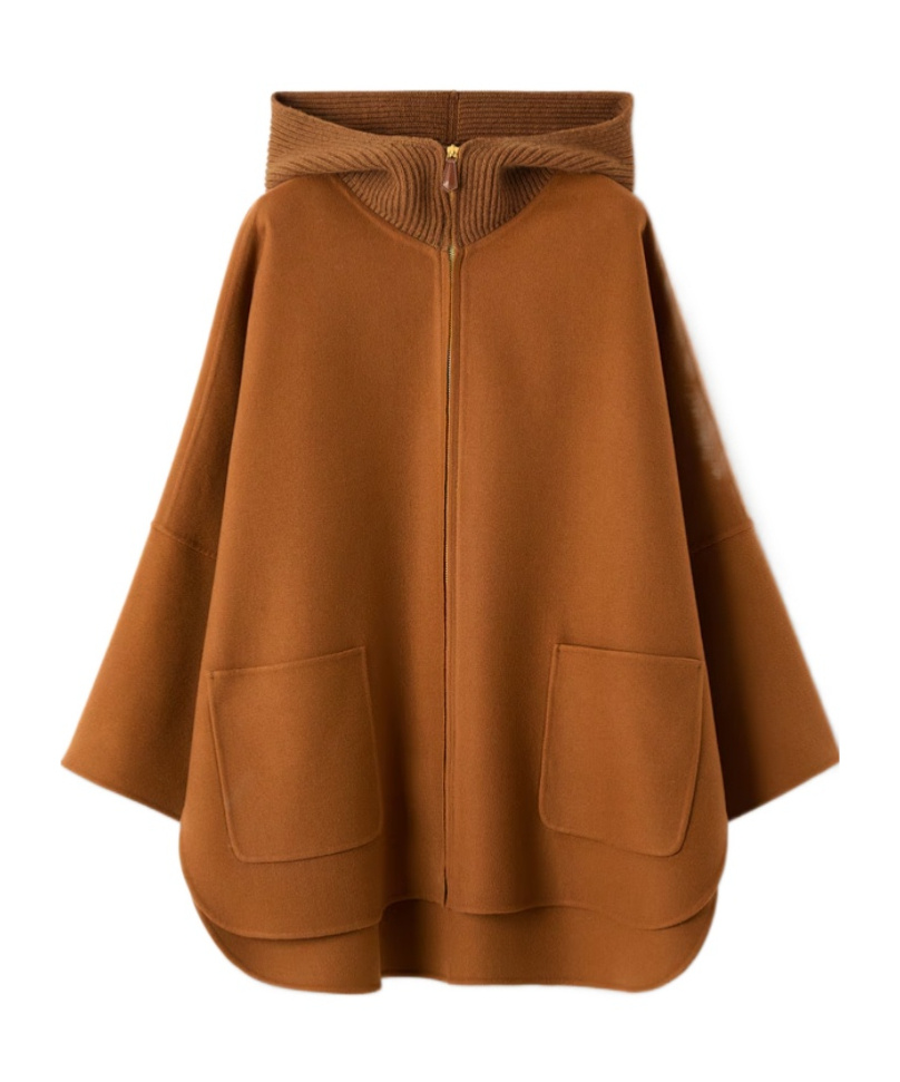Loro Piana Cashmere Cape In Pecan Color