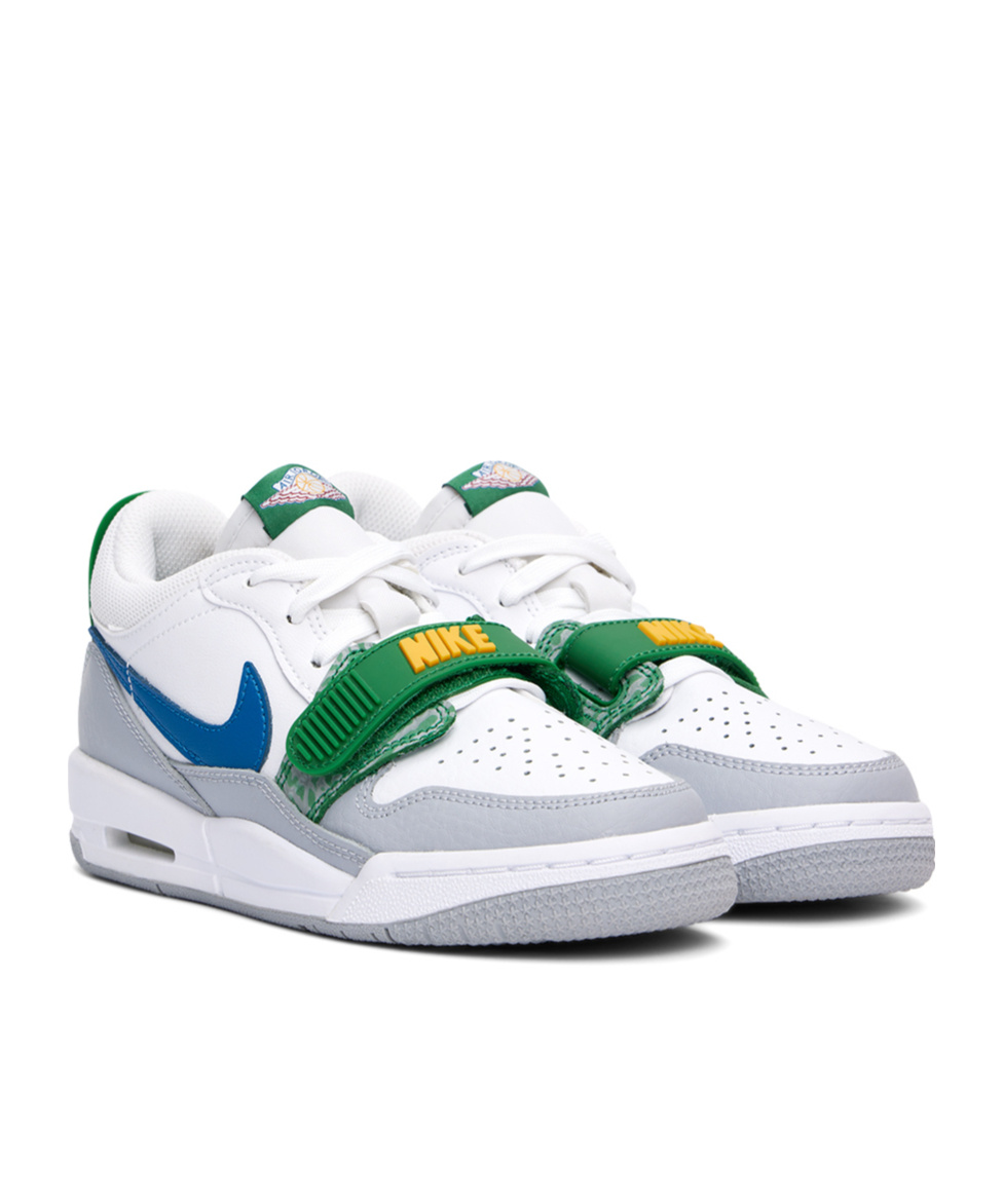 Nike Big Kids White & Gray Air Jordan Legacy 312 Low Sneakers In Big Kids White  Gray