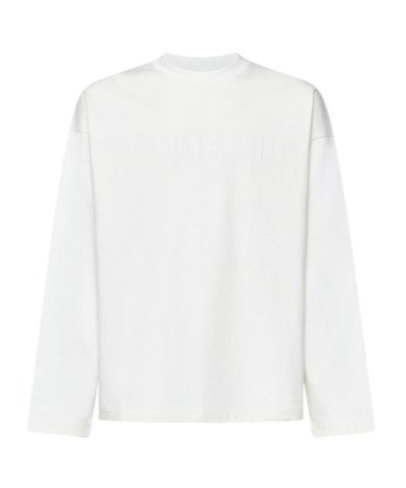 Jil Sander Logo Printed T-shirt In White
