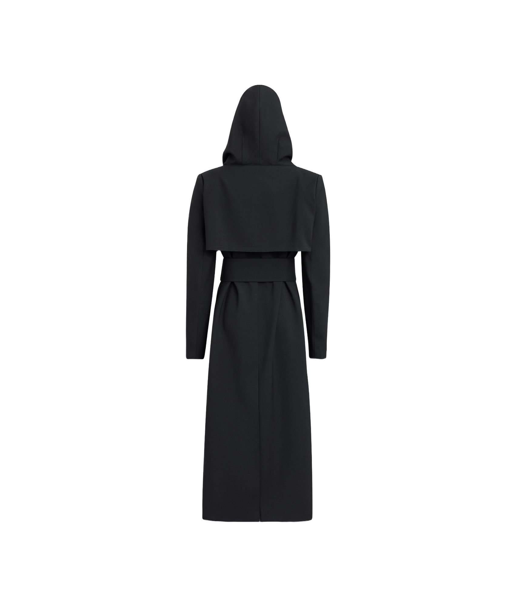 Alaïa Wool-blend Tailored Coat In Black