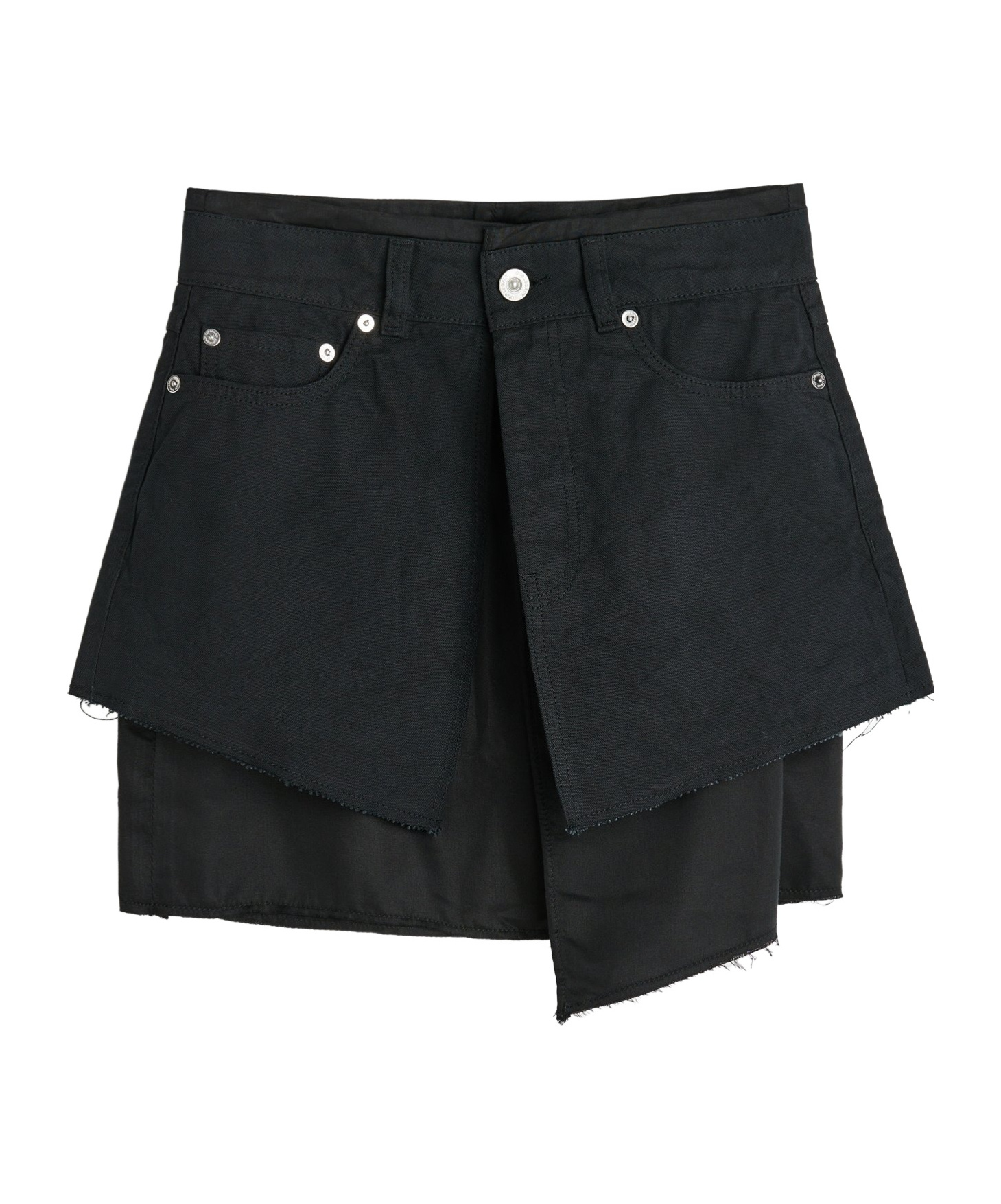 Shop Our Legacy Multi-pocket Skirt In Black