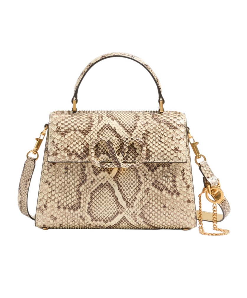 Valentino Small Single-handle Shoulder Bag In Cream/winter White