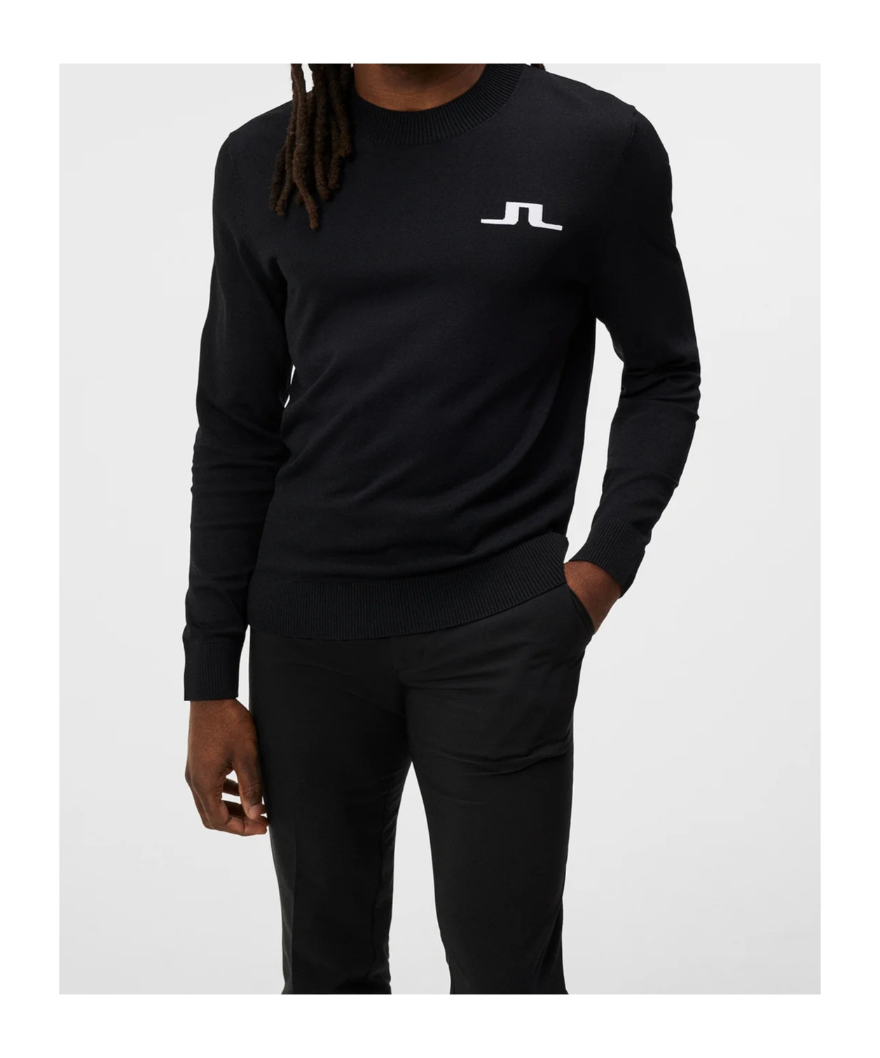 J. Lindeberg Crew Neck Knitted Sweater