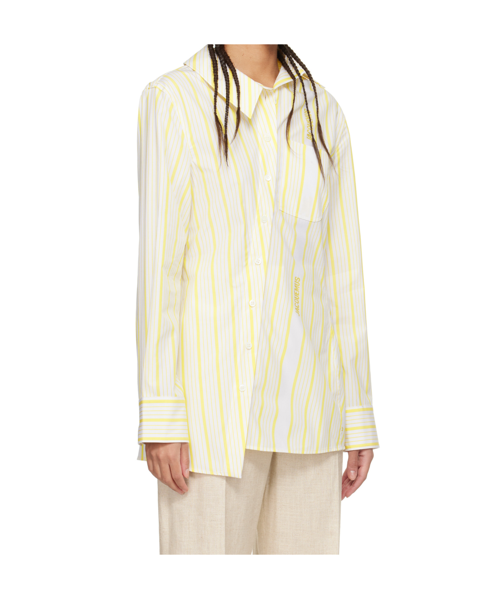 Jacquemus Long-sleeved Shirt In White